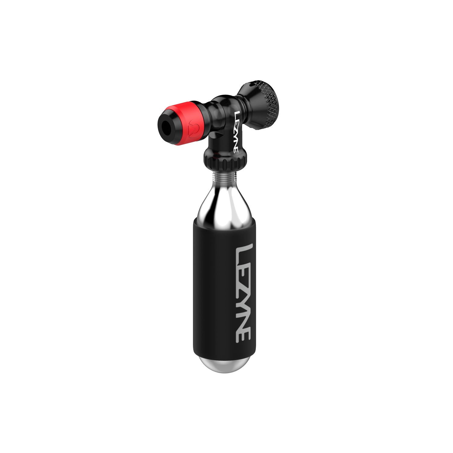 Lezyne CLIK DRIVE CO2 inflator with 20g cartridge – compact, lightweight inflator for Clik Valve Core users.