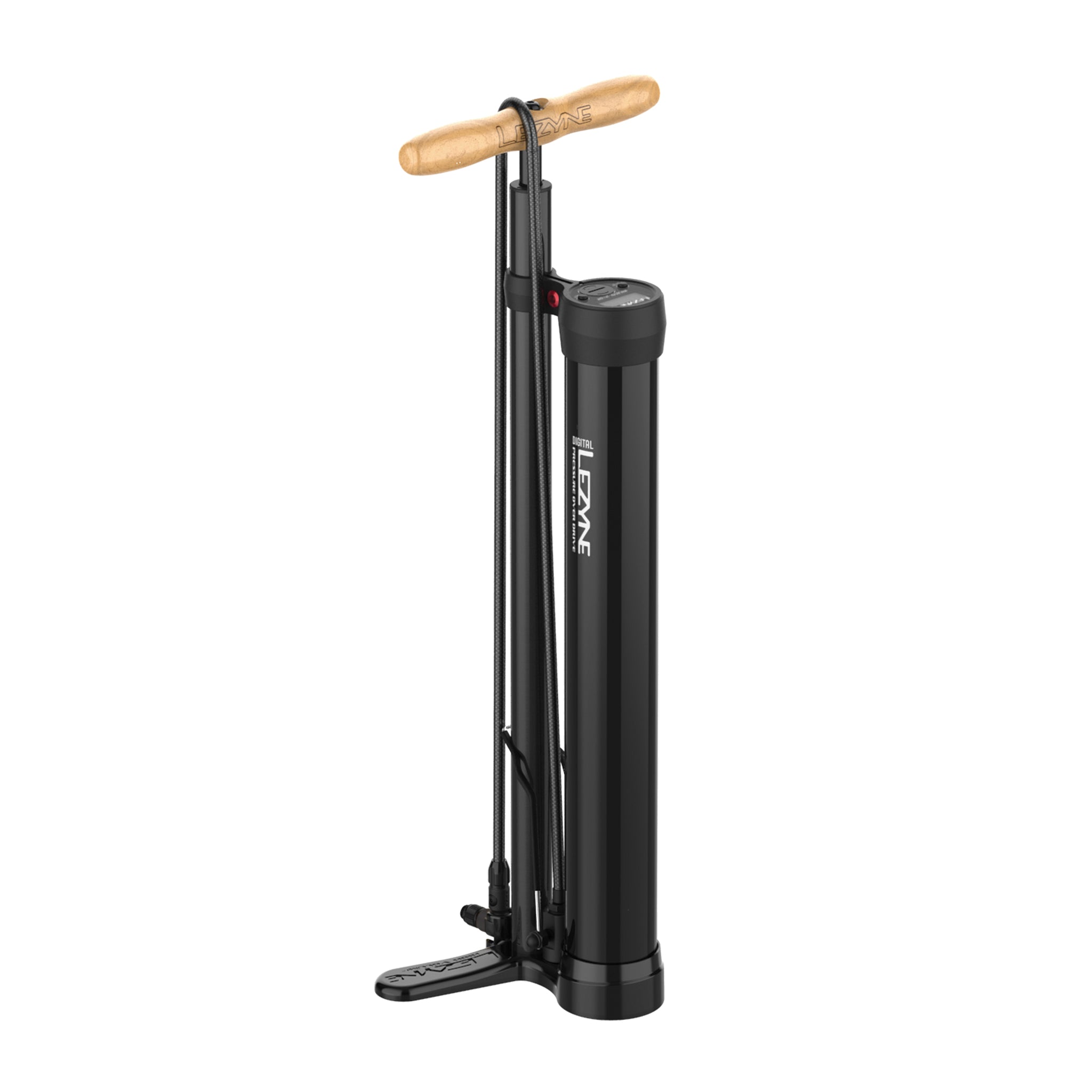 LEZYNE DIGITAL PRESSURE OVER DRIVE TUBELESS BIKE FLOOR PUMP