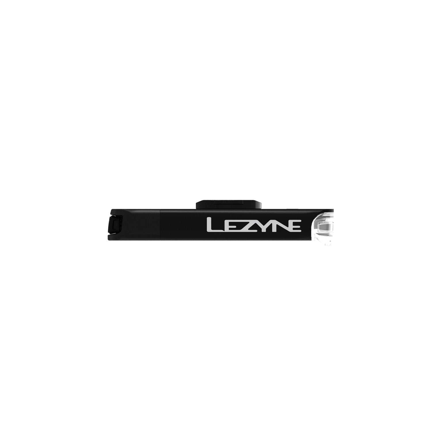 Side view of the Road Drive 500 with ultra-slim aluminum body and Lezyne logo.