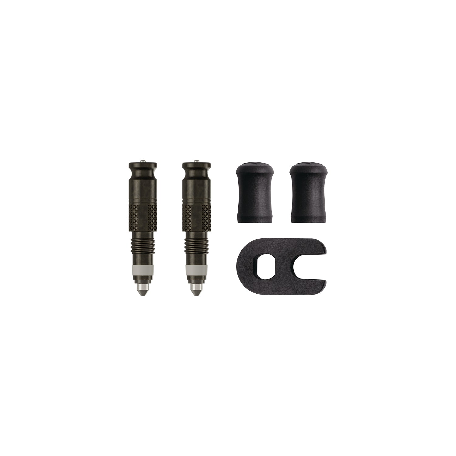 Lezyne CLIK Valve Cores by Schwalbe with valve caps and core tool – compatible with Lezyne CLIK Chuck solutions.