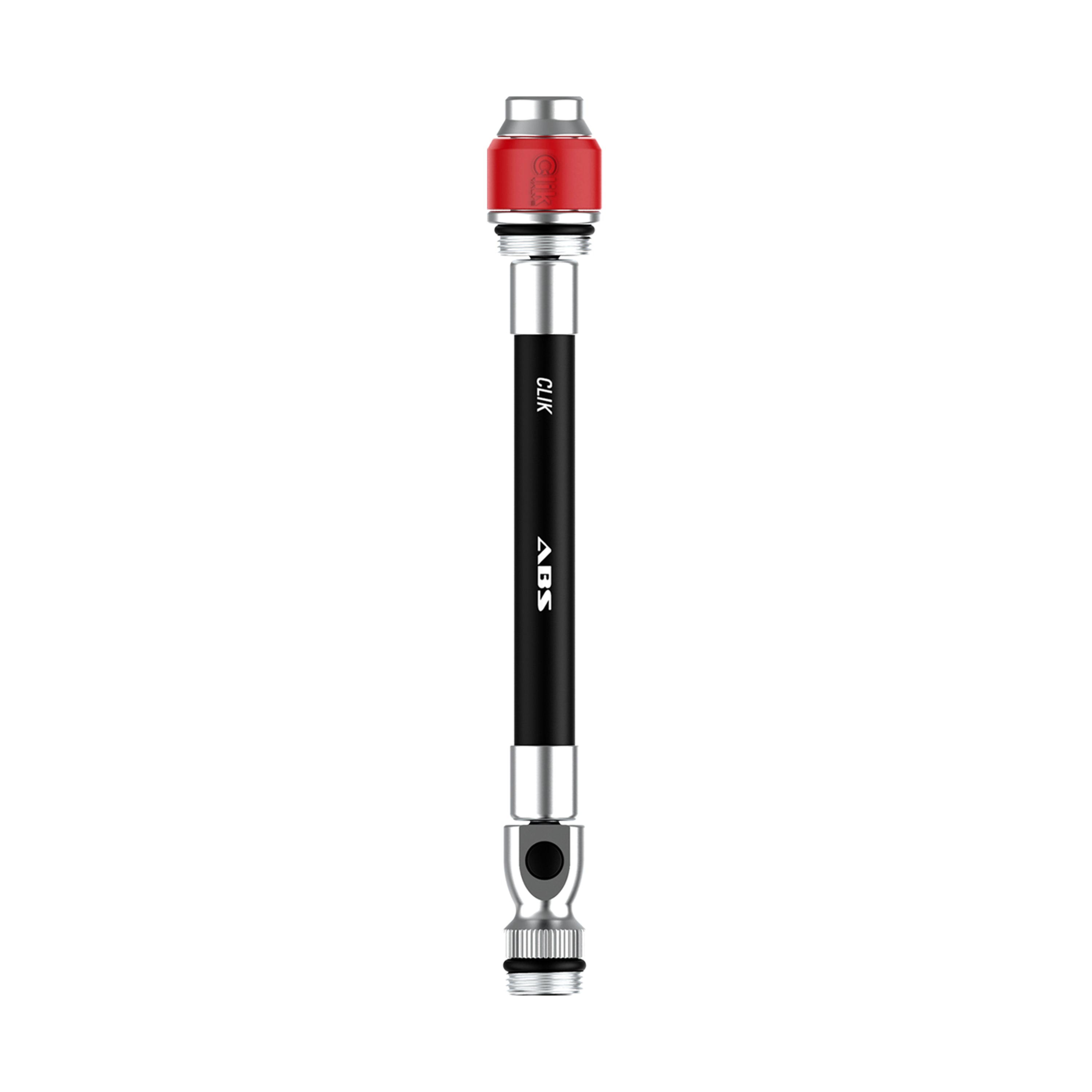 Lezyne ABS Flex Hose with innovative Clik Chuck – durable, flexible hose for smooth and reliable bike tire inflation.