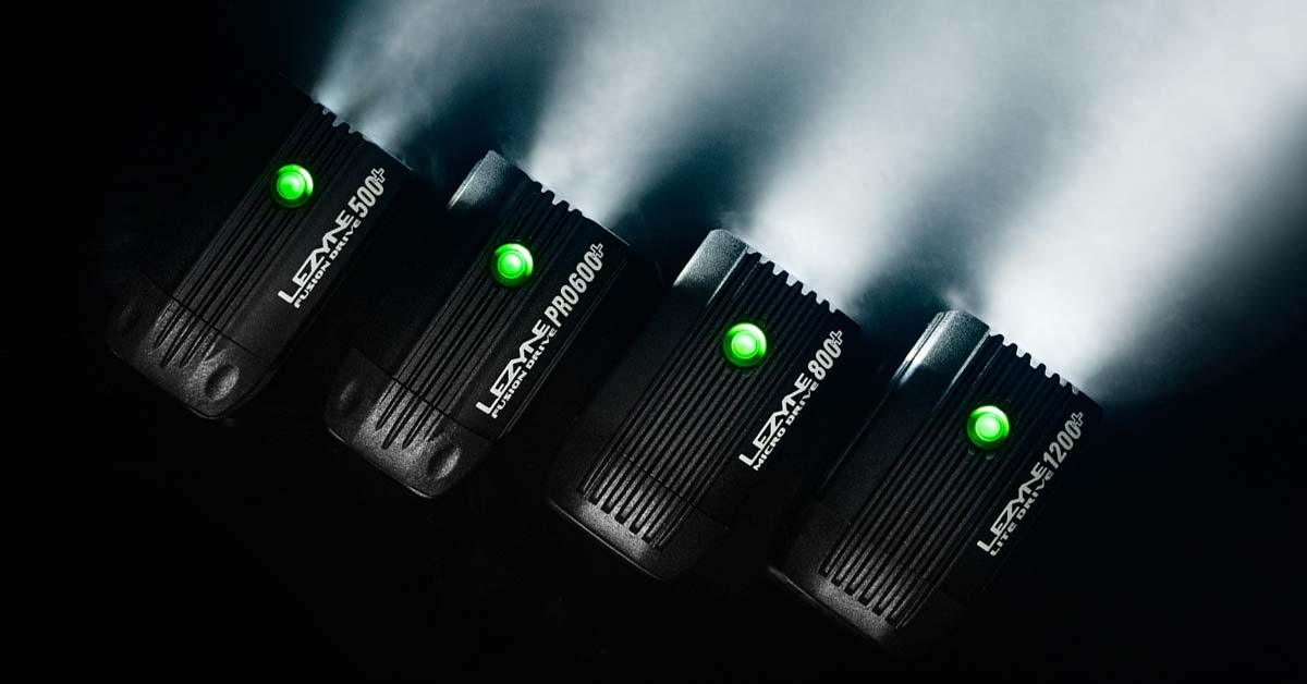 Four LED cycling lights.