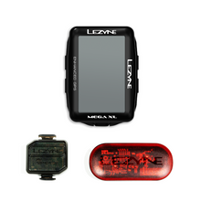 A bicycle GPS computer, a heart rate monitor, and a speed sensor for a bicycle.
