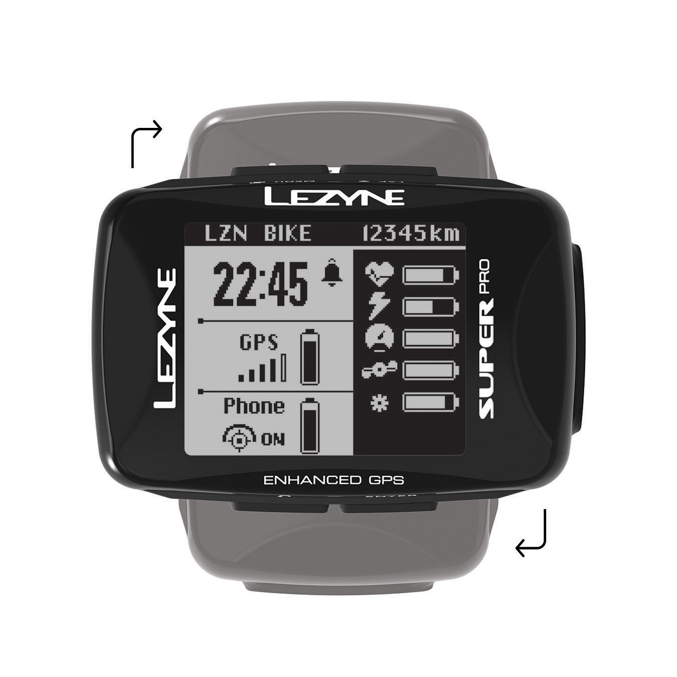 LEZYNE SUPER PRO GPS BIKE COMPUTER