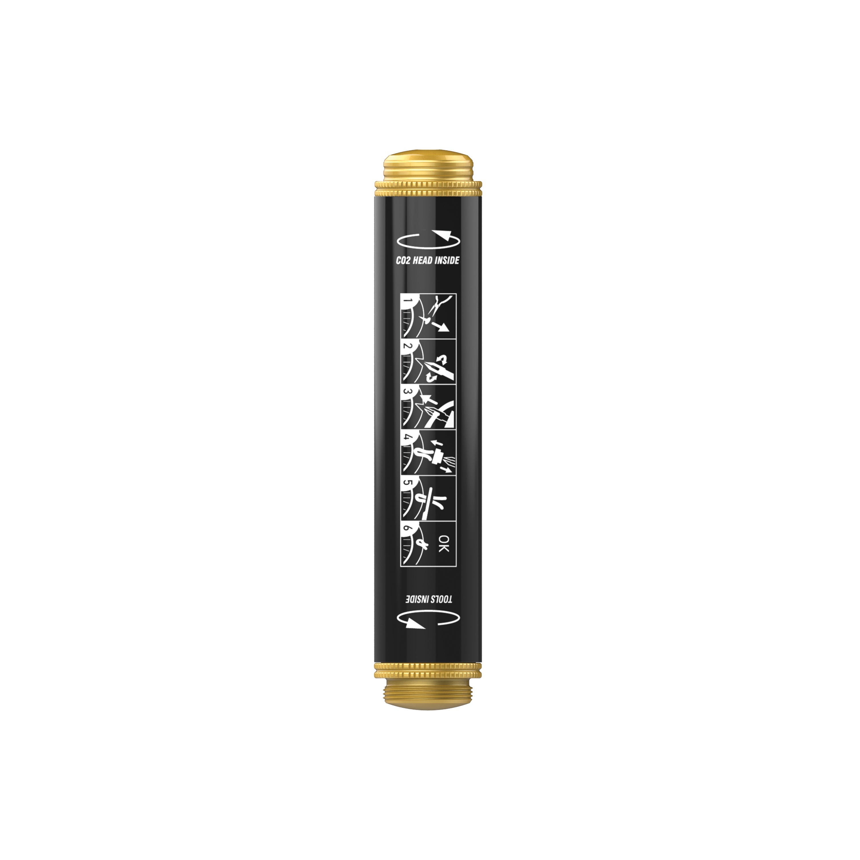 Cyclist-friendly tubeless tire repair solution, easy to store and quick to use.