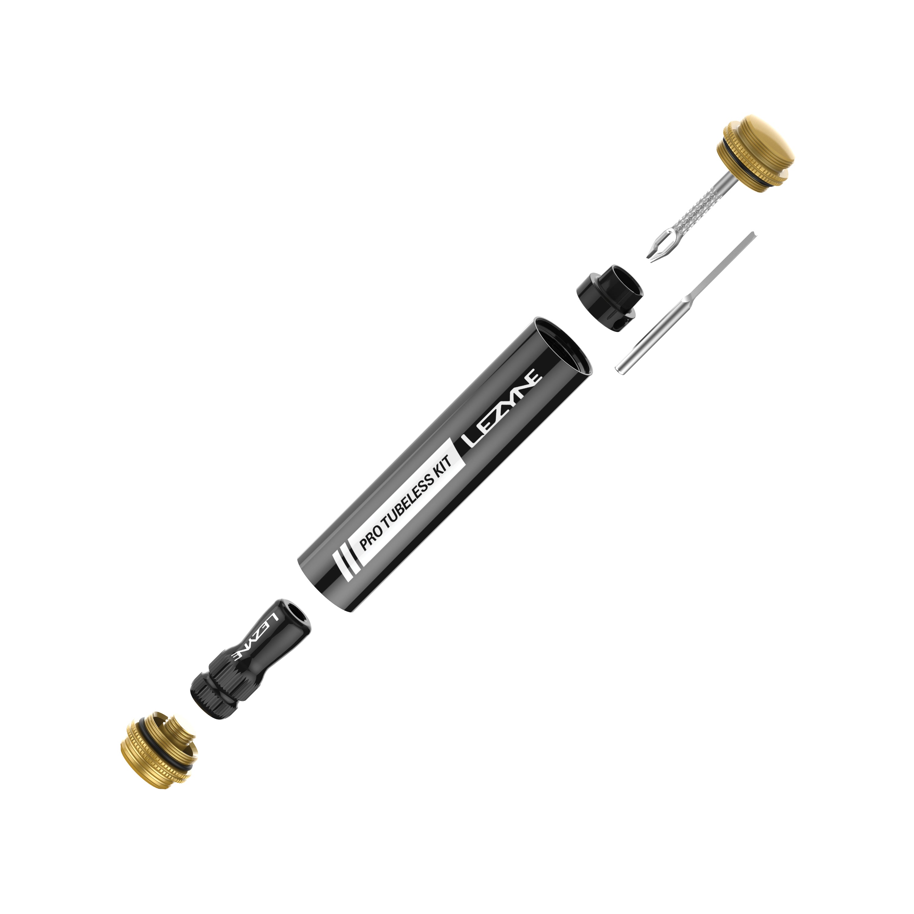 Versatile tubeless tire plug kit, compatible with all tubeless-ready tires.