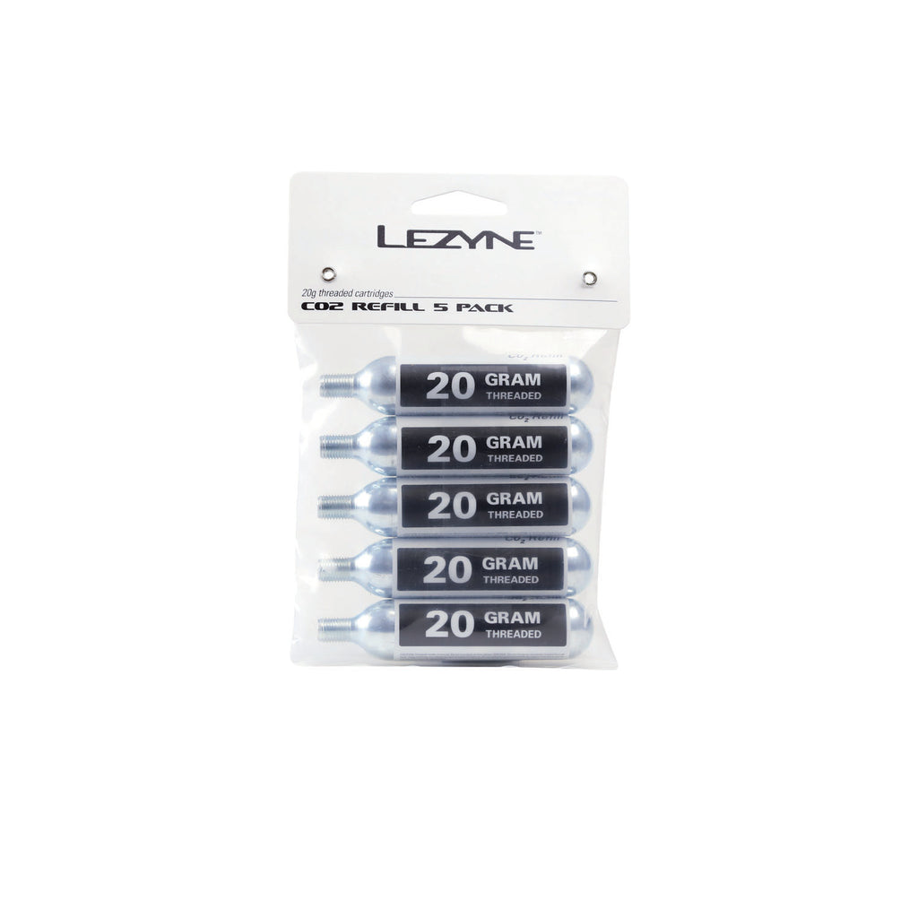 LEZYNE 20G CO2 CARTRIDGE - 5 PACK