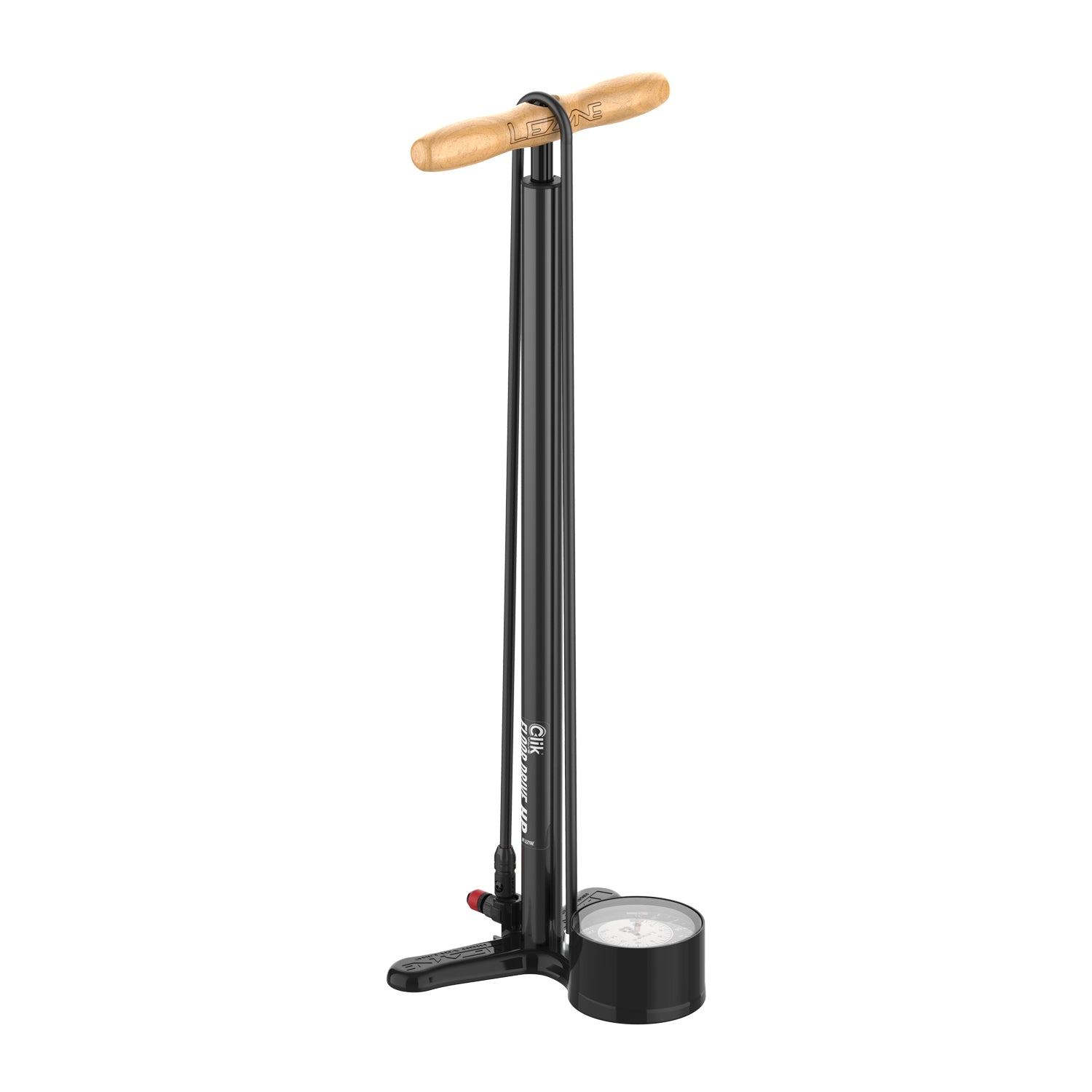 Lezyne CLIK FLOOR DRIVE HP – fully rebuildable, professional-grade floor pump designed for lasting precision and performance.