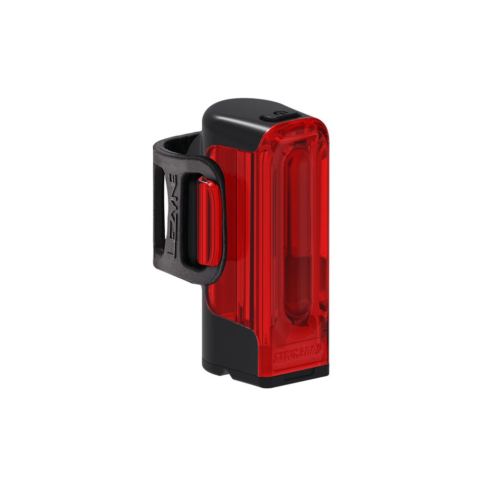 STRIP DRIVE 300+ LED rear bike light, 300 lumens, Daytime Flash, aero & round seatpost compatible, IPX7 waterproof.