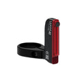 Lezyne STICK+ StVZO SC REAR ultra-thin LED bicycle taillight with StVZO compliance, seat clamp mount, magnetic clip attachment, and 270Â° wide-angle visibility.