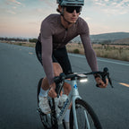 Road Drive 500 LED front bike light in action with compact, road-ready design.