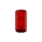 Front view rendering of the Lezyne Radar Pro 300 radar bike light, highlighting the highly engineered red lens designed for maximum visibility.