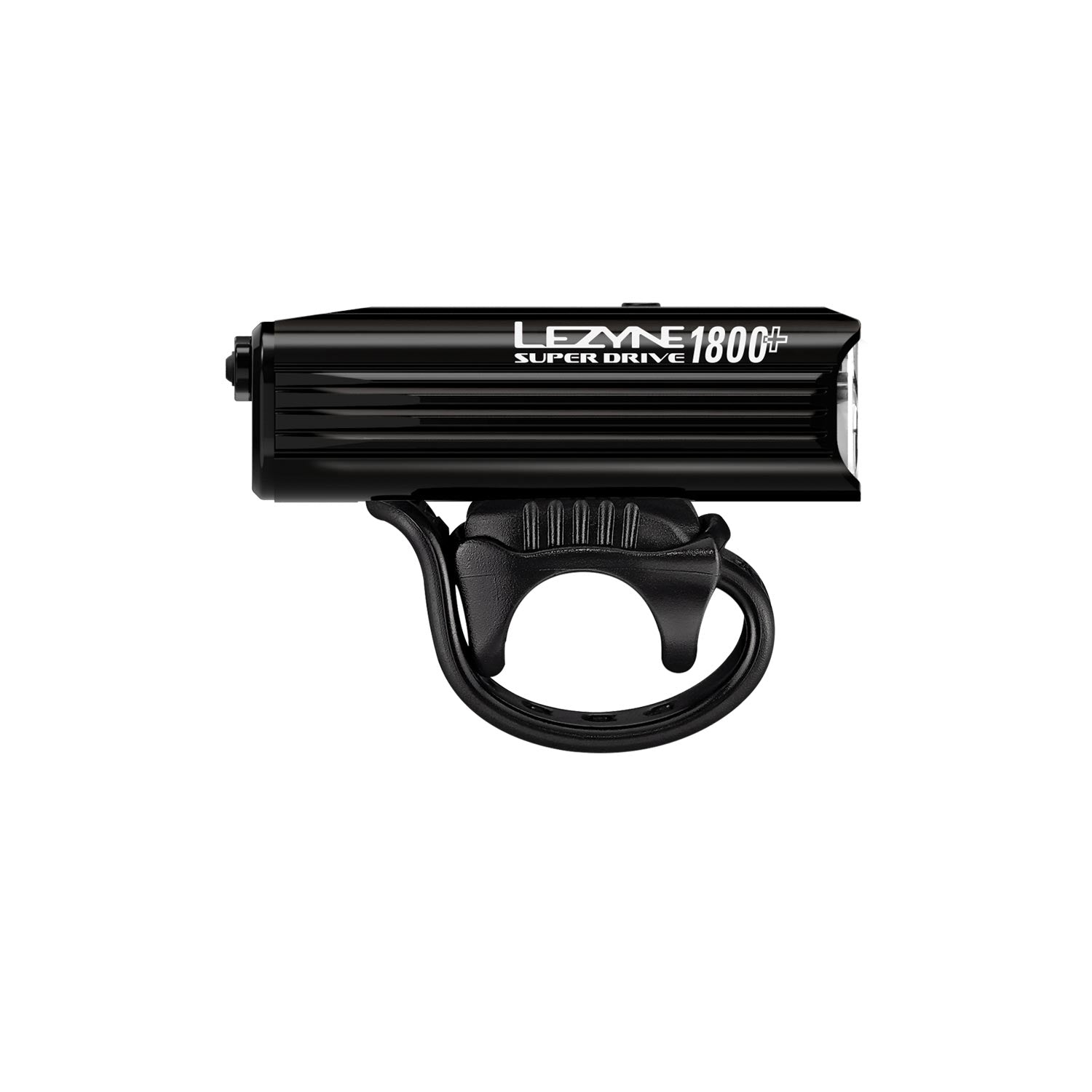 Side view of Super Drive 1800+ Smart LED bike light night cycling adventures.
