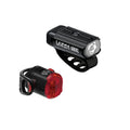 HECTO DRIVE 500XL & FEMTO USB-C Pair LED front & rear bike light set for road, commuter & gravel bikes, IPX7 waterproof.