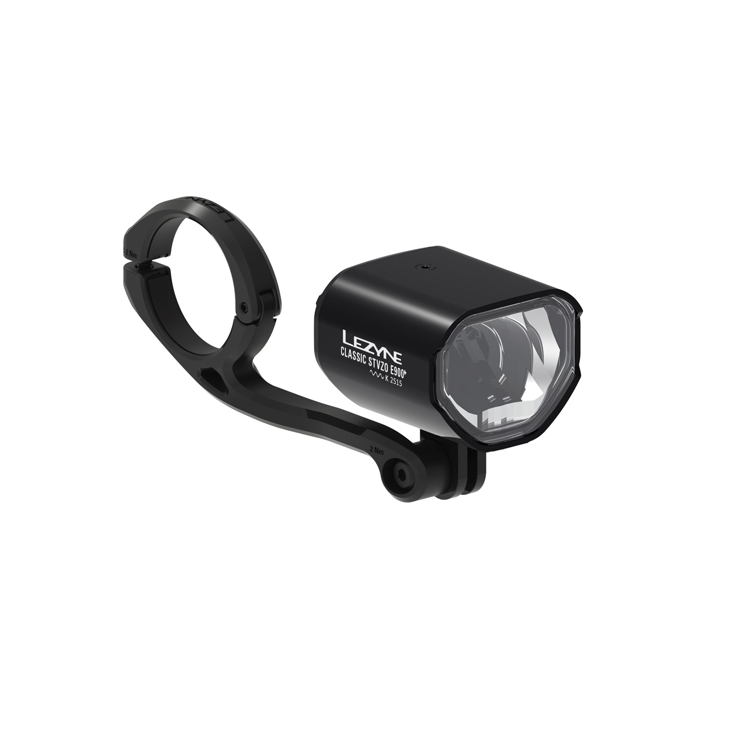 Lezyne E-BIKE CLASSIC StVZO E900+ LED front bike light with BOSCH BES3 connector, designed for seamless e-bike integration and StVZO-compliant illumination.