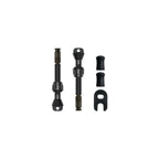 Lezyne CLIK TLR Valve Pro 44mm with caps and valve core tool – engineered for smooth tubeless setup and precise tire inflation.