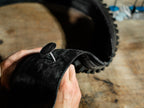 Lezyneâ€™s mushroom-style tubeless plugs creating a secure seal for long-lasting performance.
