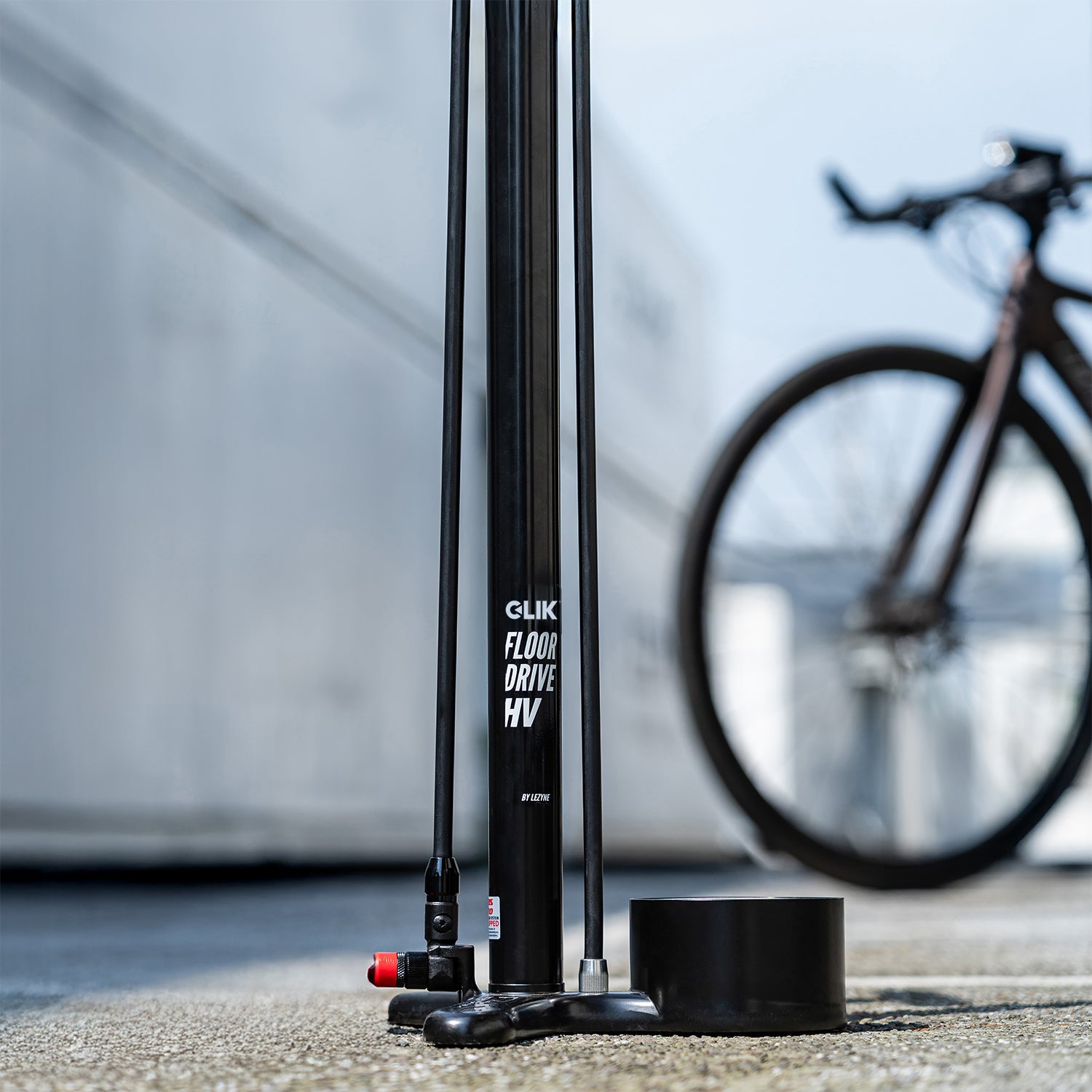 LEZYNE CLIK™ FLOOR DRIVE HV | BIKE FLOOR PUMP