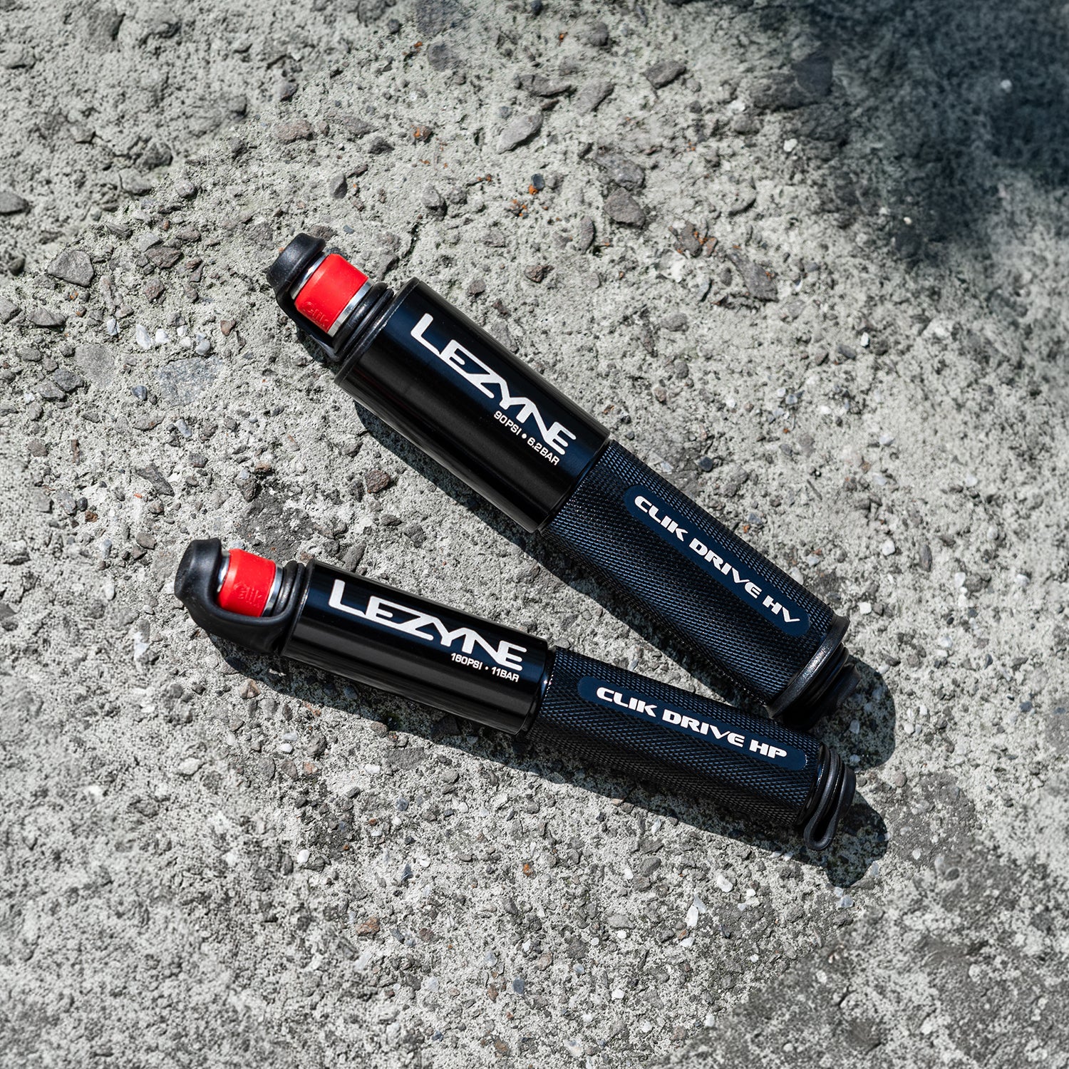 LEZYNE CLIK™ DRIVE HV | BIKE TIRE HAND PUMP