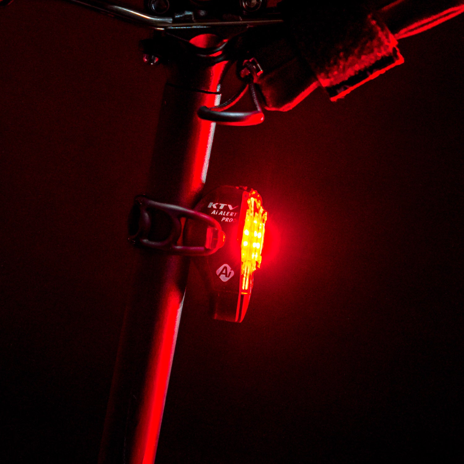 Lezyne KTV Pro+ Ai Alert rear bike light profile view