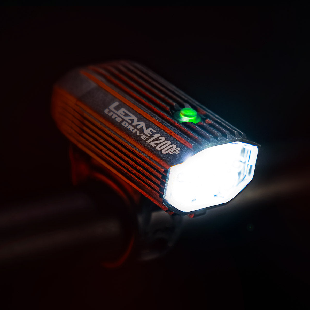 Lite Drive 1200+ bestselling LED front bike light for powerful front illumination and long-distance riding.