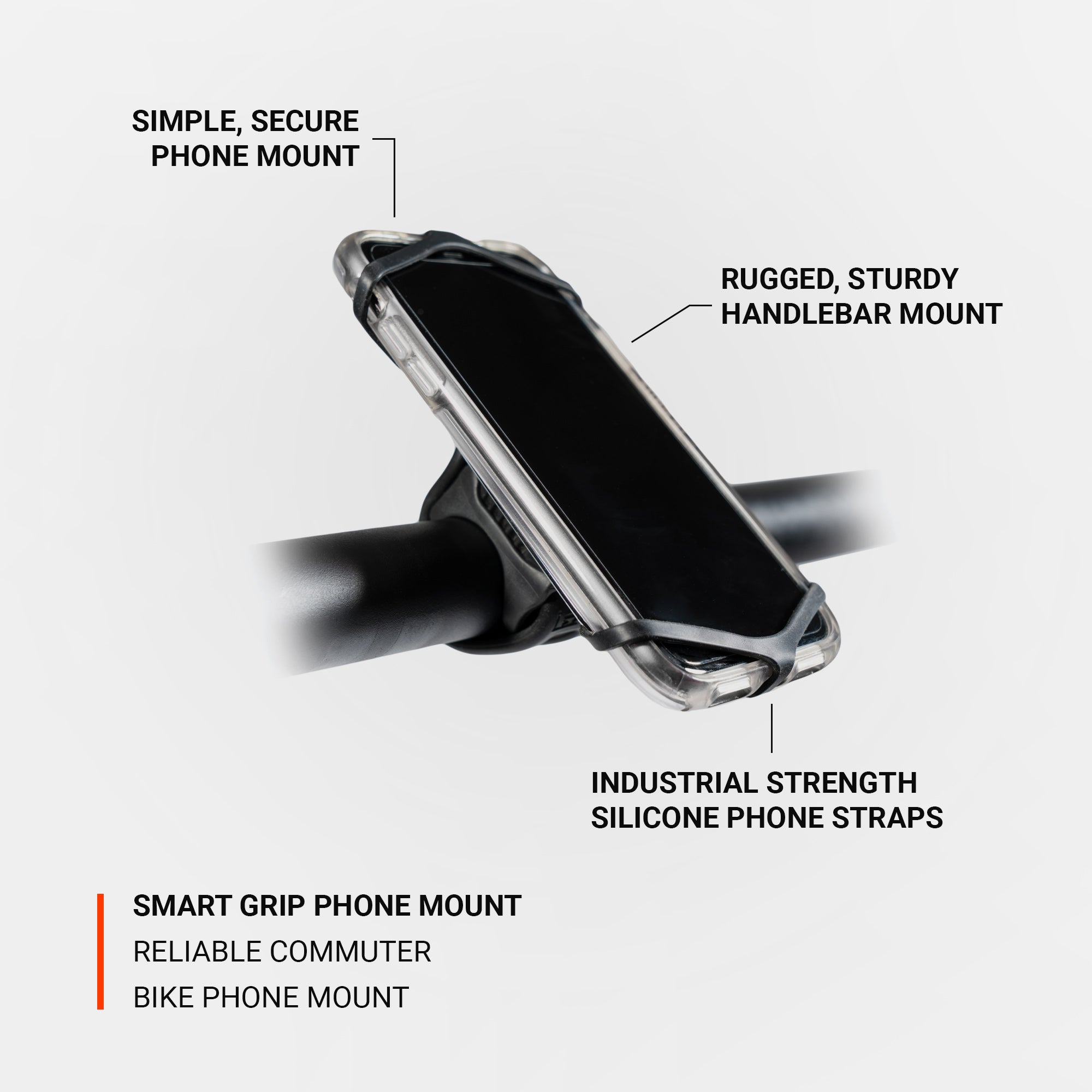 Lezyne Smart Grip Phone mount with industrial strength strap