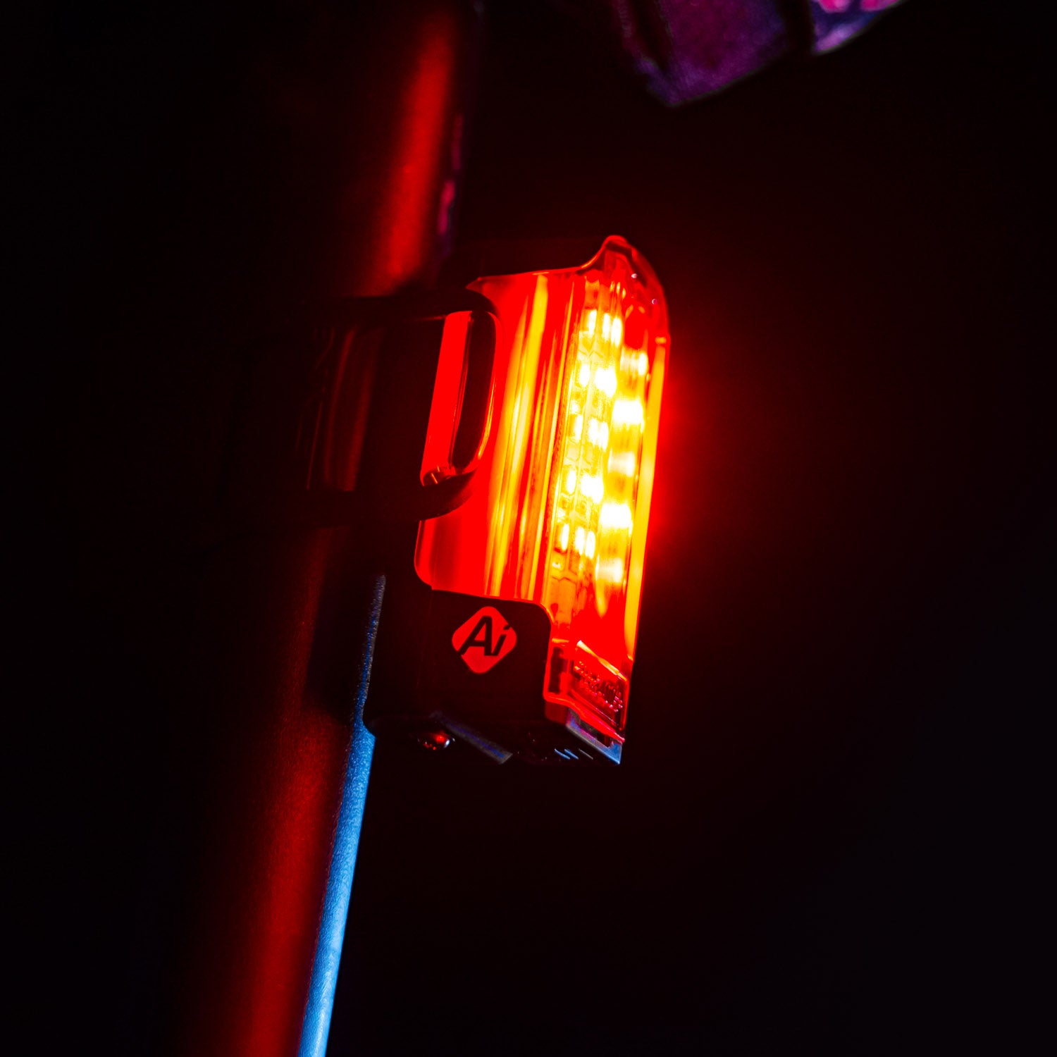 Lezyne Strip Pro Ai Alert rear bike light close up