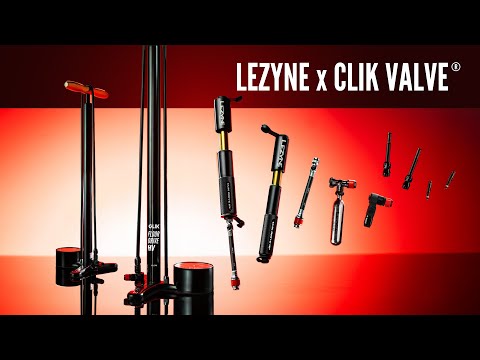 LEZYNE ABS PRO CLIK™ CHUCK WITH SCHWALBE CLIK VALVE® CORES