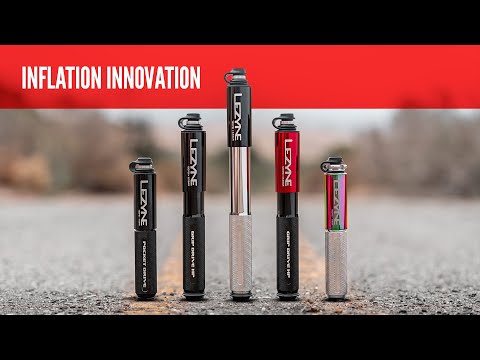 Lezyne Inflation Innovation campaign video featuring the Sport Drive HV mini bike pump for efficient inflation of high-volume mtb and gravel bike tires.