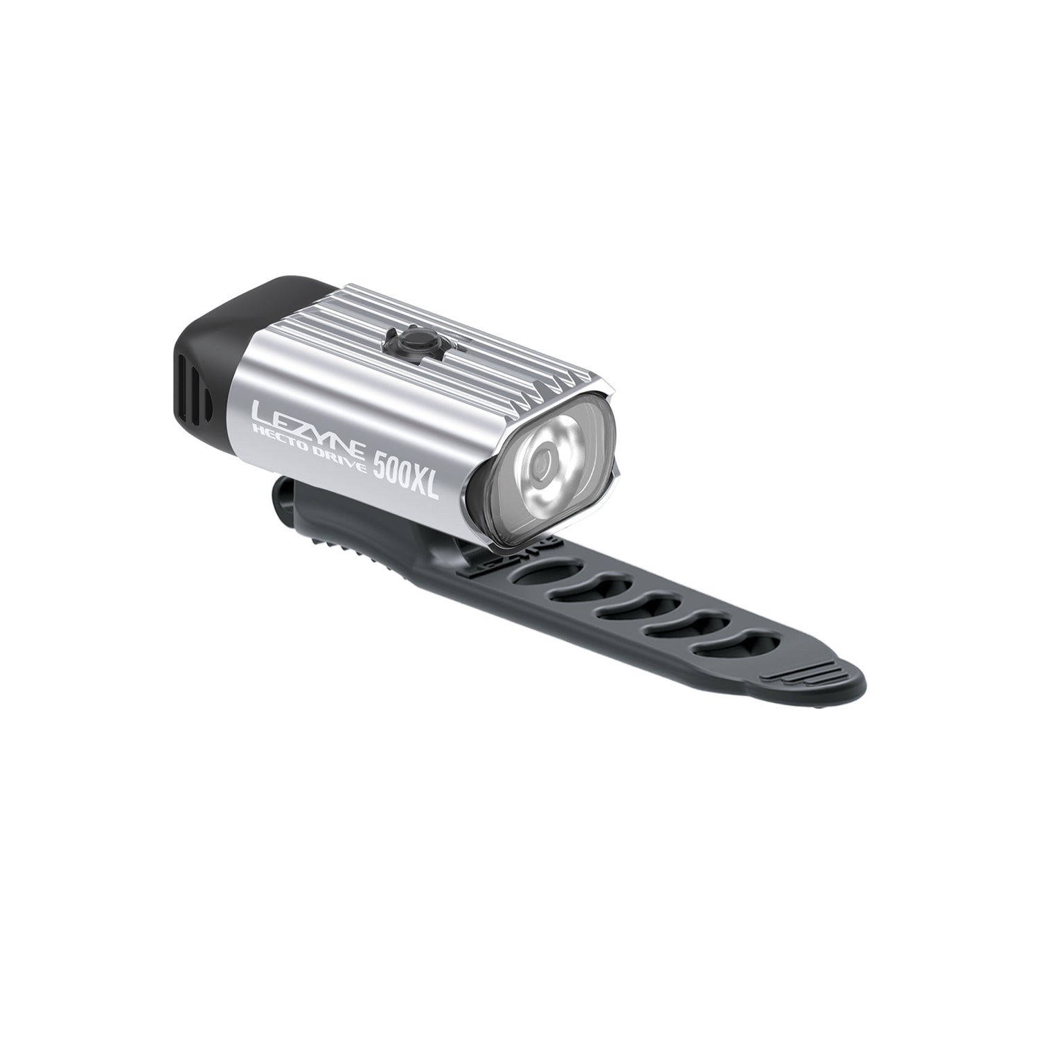 Silver Hecto Drive 500XL front bike light