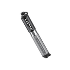 Compact Grip Drive HV bike hand pump with high-volume efficiency, textured grip, and durable machined aluminum construction. Lite grey color option.