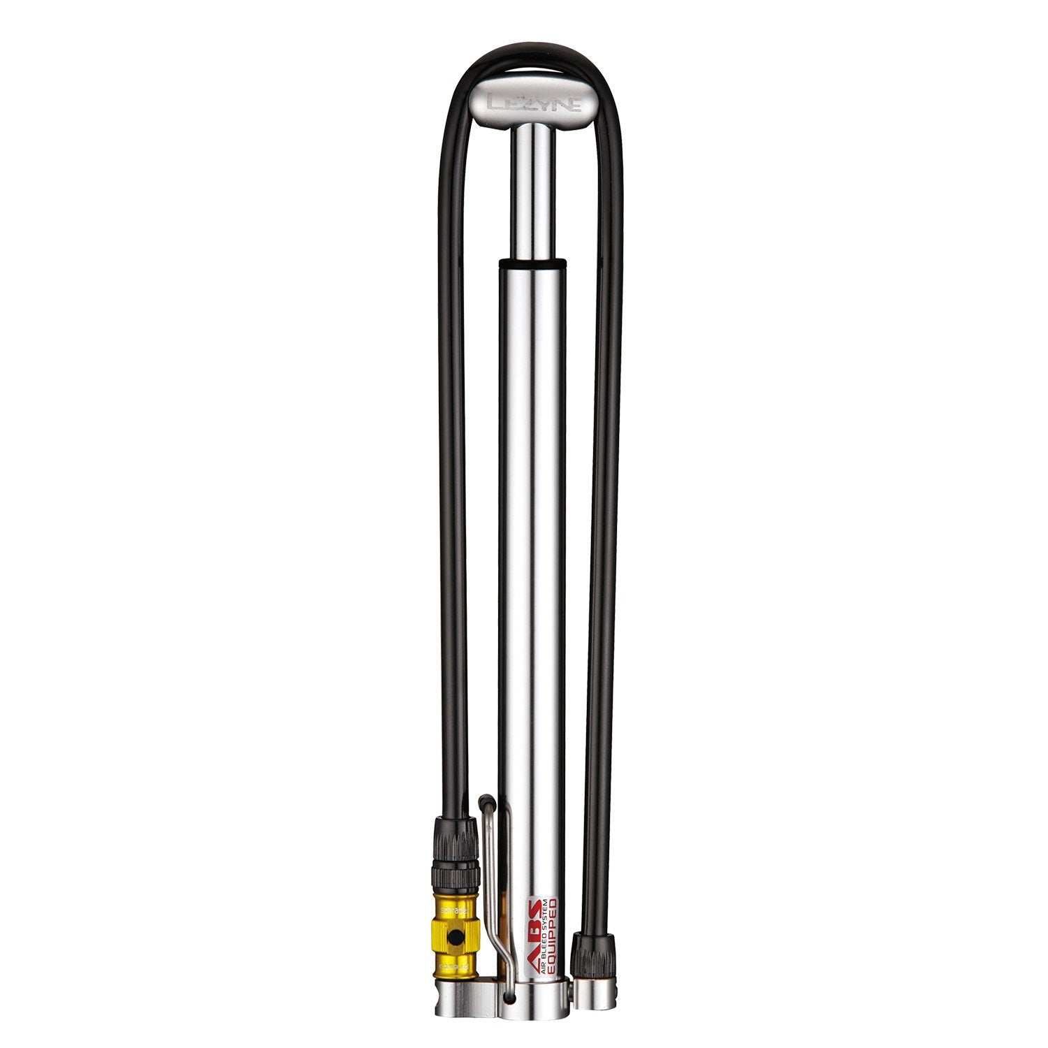 Lezyne ABS Micro Floor Drive HV High Volume Bike Pump - Frame Mount, 90psi, Schrader & Presta