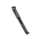 Lightweight and compact Road Drive bike hand pump shown with aluminum frame mount and Flex Hose attachment.