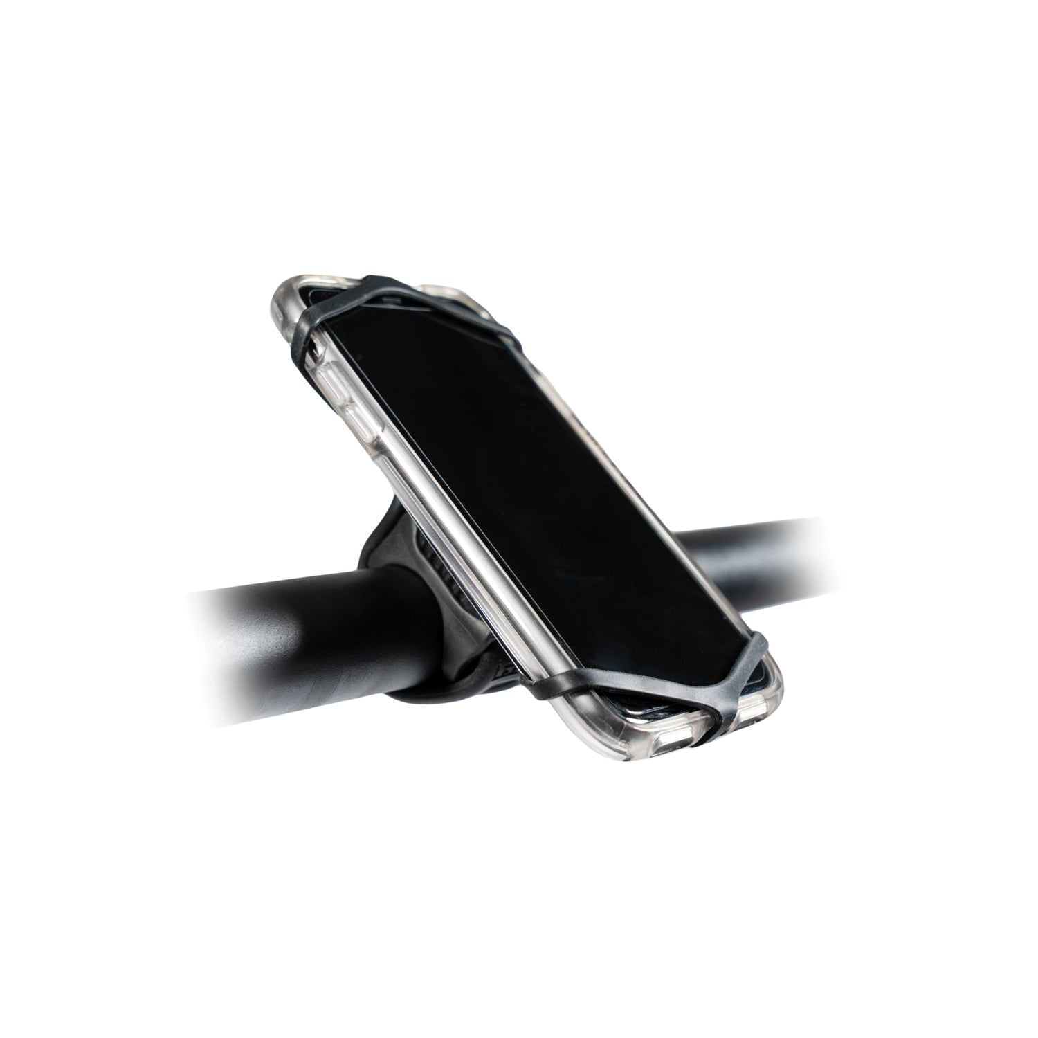 Lezyne Smart Grip Mount with secure, non-slip design, ideal for taking your phone on bike rides over any terrain.
