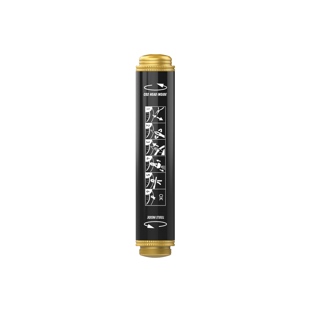 Cyclist-friendly tubeless tire repair solution, easy to store and quick to use.
