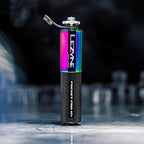Detail shot of Neo Metallic Pocket Drive Pro HV hand pump and valve-compatible ABS Flex Hose.
