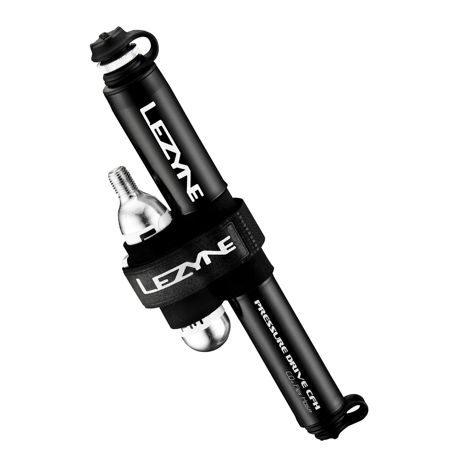 LEZYNE PRESSURE DRIVE CFH HYBRID CO2 BIKE PUMP