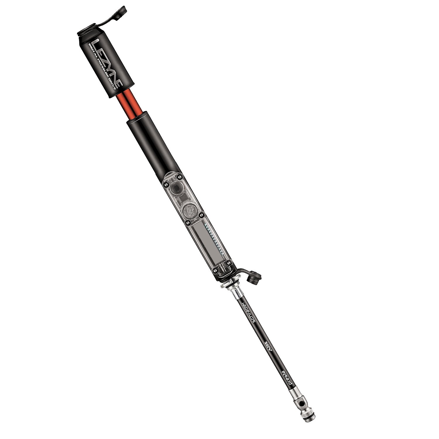 LEZYNE DIGITAL PRESSURE DRIVE | ROAD AND GRAVEL BIKE HAND PUMP