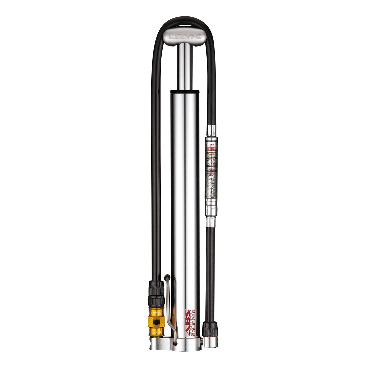 LEZYNE MICRO FLOOR DRIVE HV MOUNTAIN AND GRAVEL BIKE PUMP