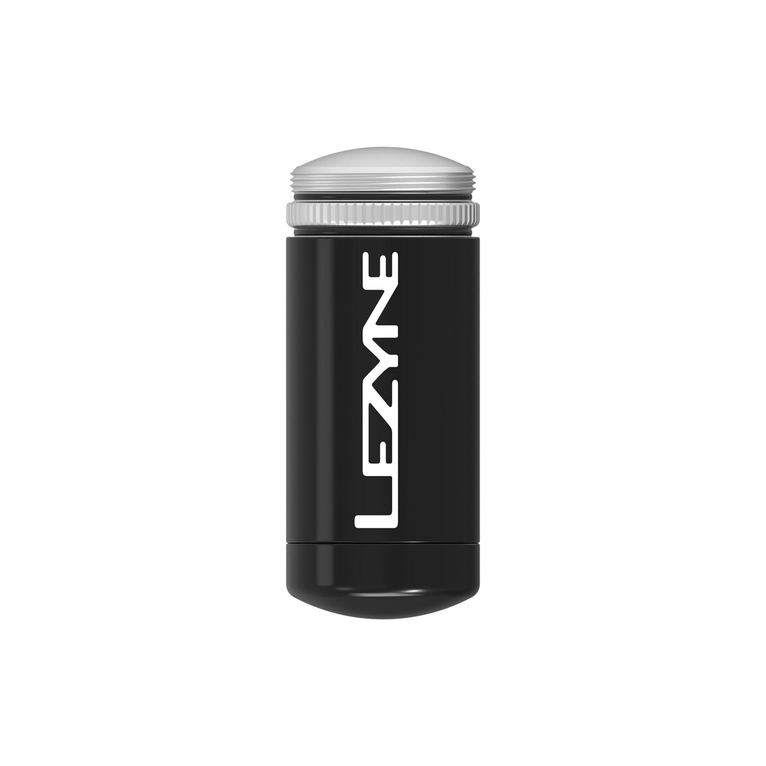 Lezyne Tubeless Kit with stainless steel reamer and extra-sticky plugs, packed in a compact aluminum storage handle.