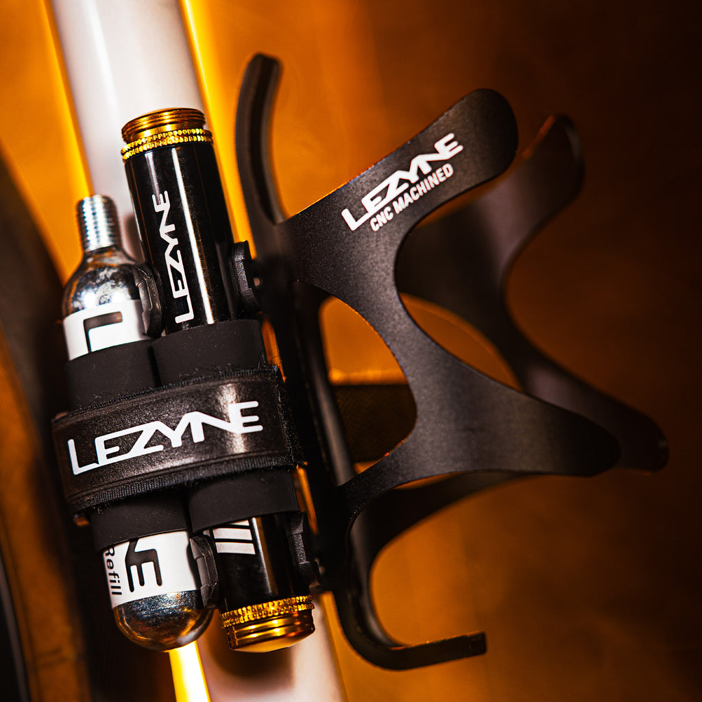 Portable Pro Tubeless Loaded Kit with CO2 inflator, ensuring quick reinflation after puncture fixes.